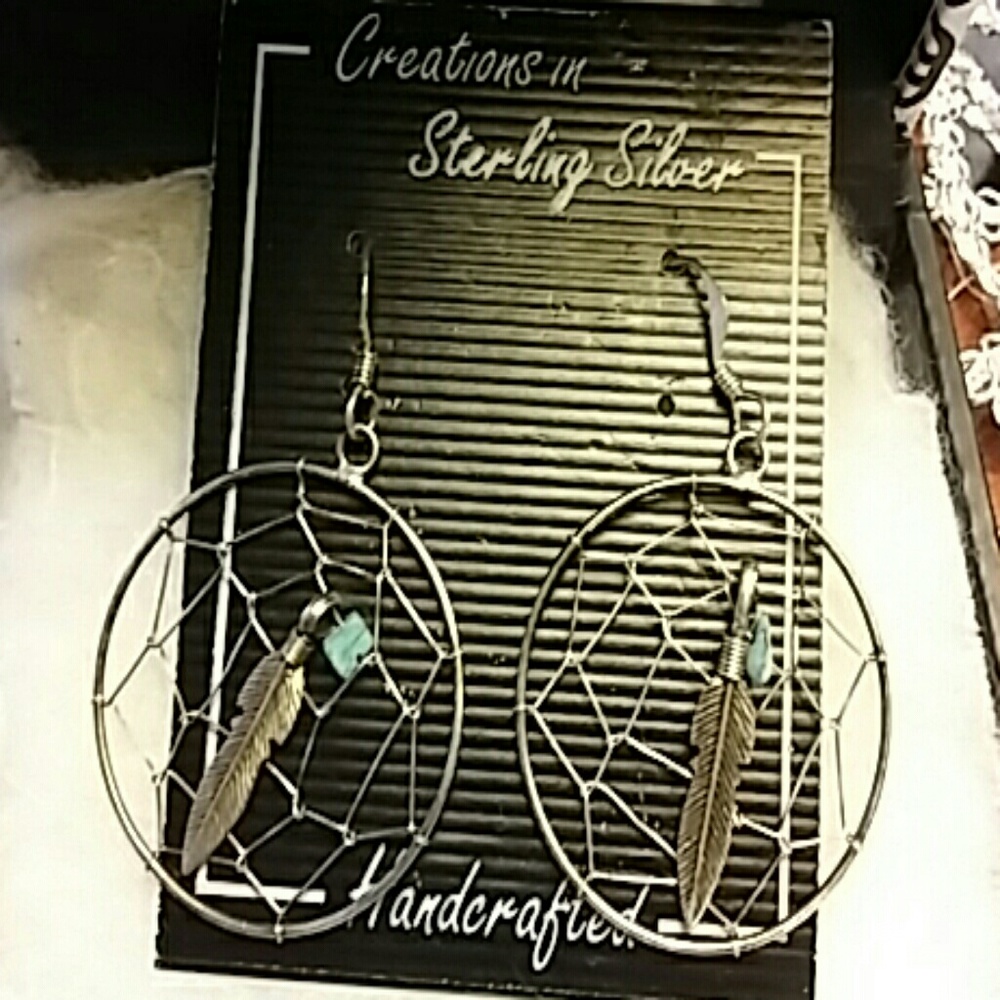 Dreamcatcher Sterling earrings